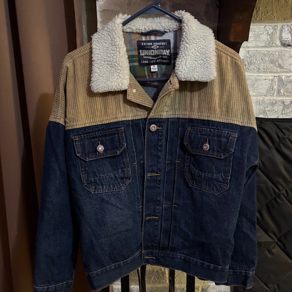 UNIONBAY Women’s Blue and Tan Jacket